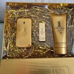 PACO RABANNE 1 MILLION GIFT SET 50ML EAU DE TOILETTE TRAVEL SPRAY 10ML