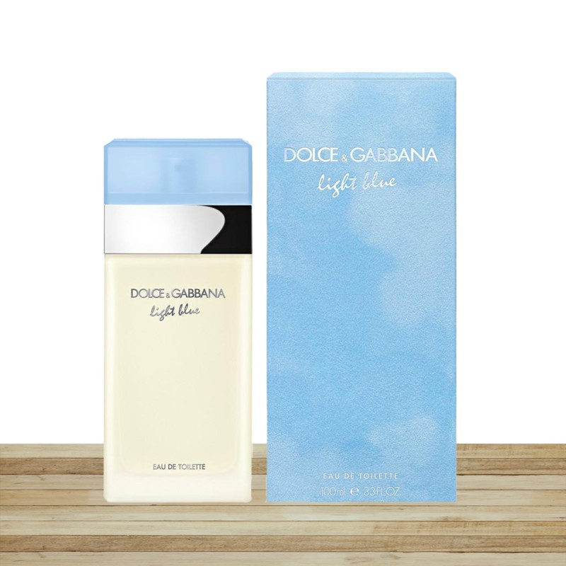 DOLCE & GABBANA LIGHT BLUE EAU DE TOILETTE PERFUME FOR WOMEN 100ML