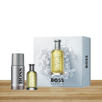 HUGO BOSS BOSS BOTTLED GIFT SET 50ML EDT + DEODORANT SPRAY 150ML