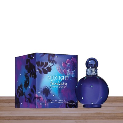 Britney Spears Midnight Fantasy Eau de Parfum Fruity & Musky Scent, Luxury Fragrance for Women , 100 ml ( Pack of 1)