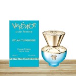 VERSACE DYLAN TURQUOISE POUR FEMME WOMEN  EAU DE TOILETTE SPRAY 50ML