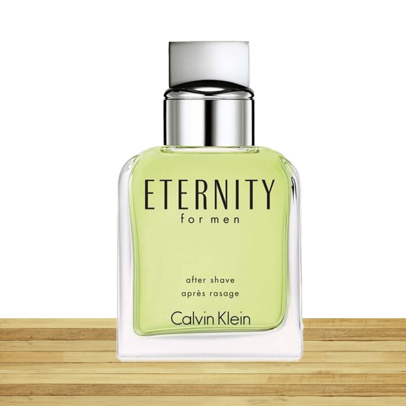 CALVIN KLEIN Eternity After Shave for men, woody-aromatic fragrance, nourishes and cools after shaving, 100 ml (pack of 1)