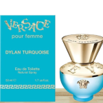 VERSACE DYLAN TURQUOISE POUR FEMME WOMEN  EAU DE TOILETTE SPRAY 50ML